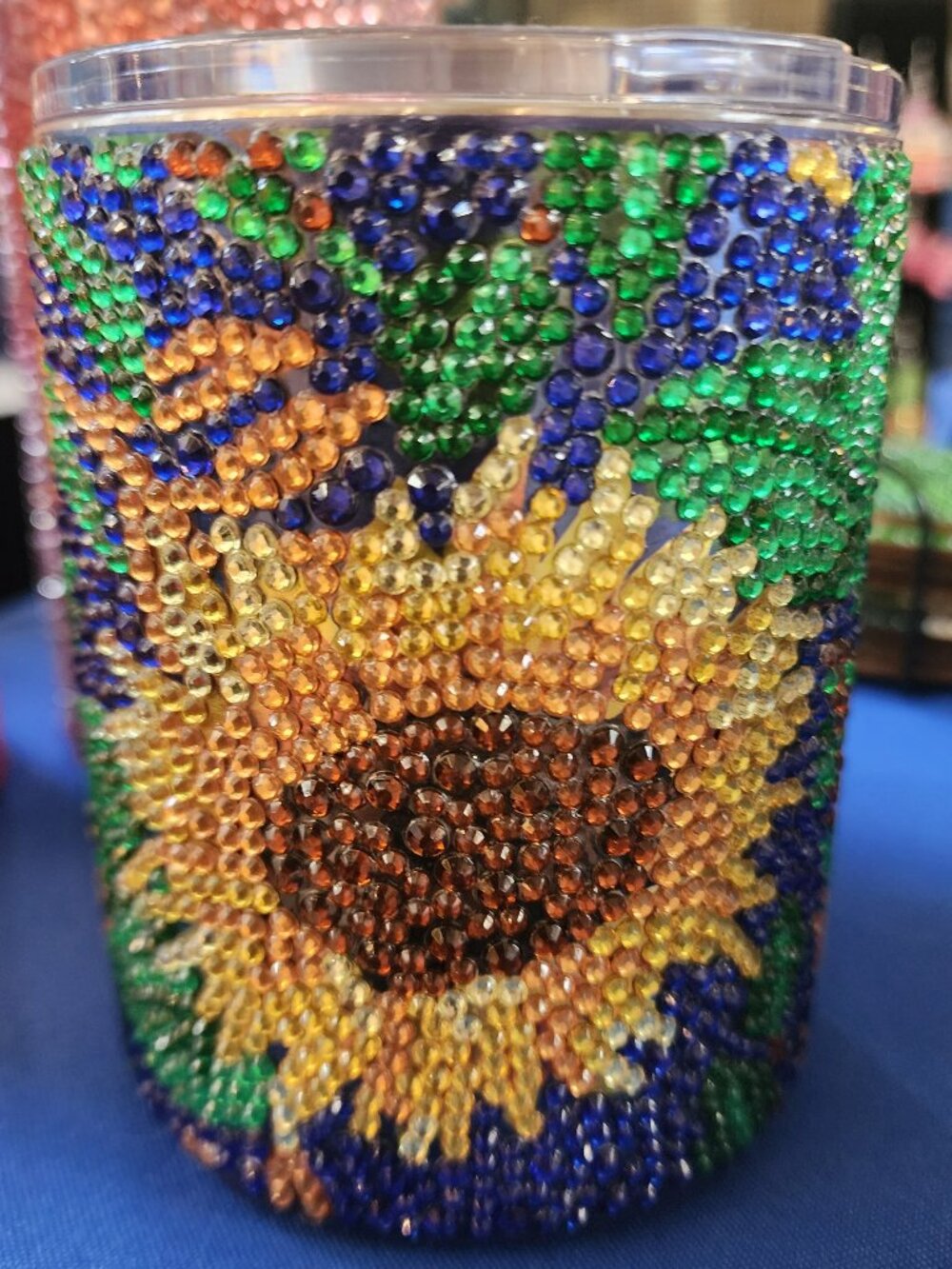 10oz Sunflower Diamond Art Tumbler